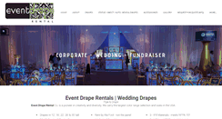 Desktop Screenshot of eventdraperental.com